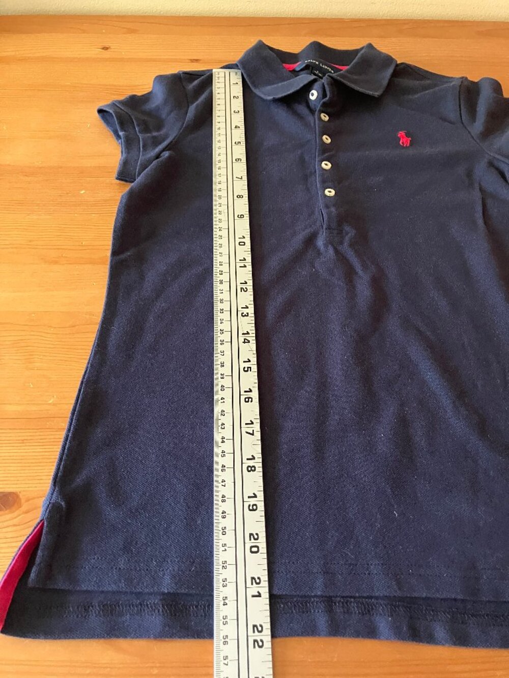 RALPH LAUREN Boy's Polo Shirt Navy Blue, Short slvs, Size L (12-14), New - Picture 5 of 8
